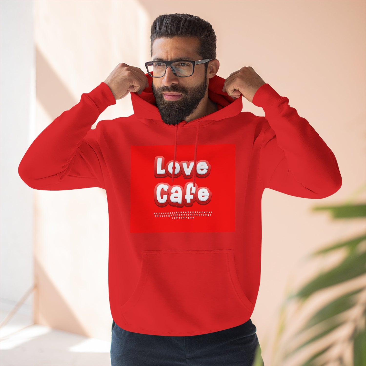 Love Cafe Fleece Hoodie