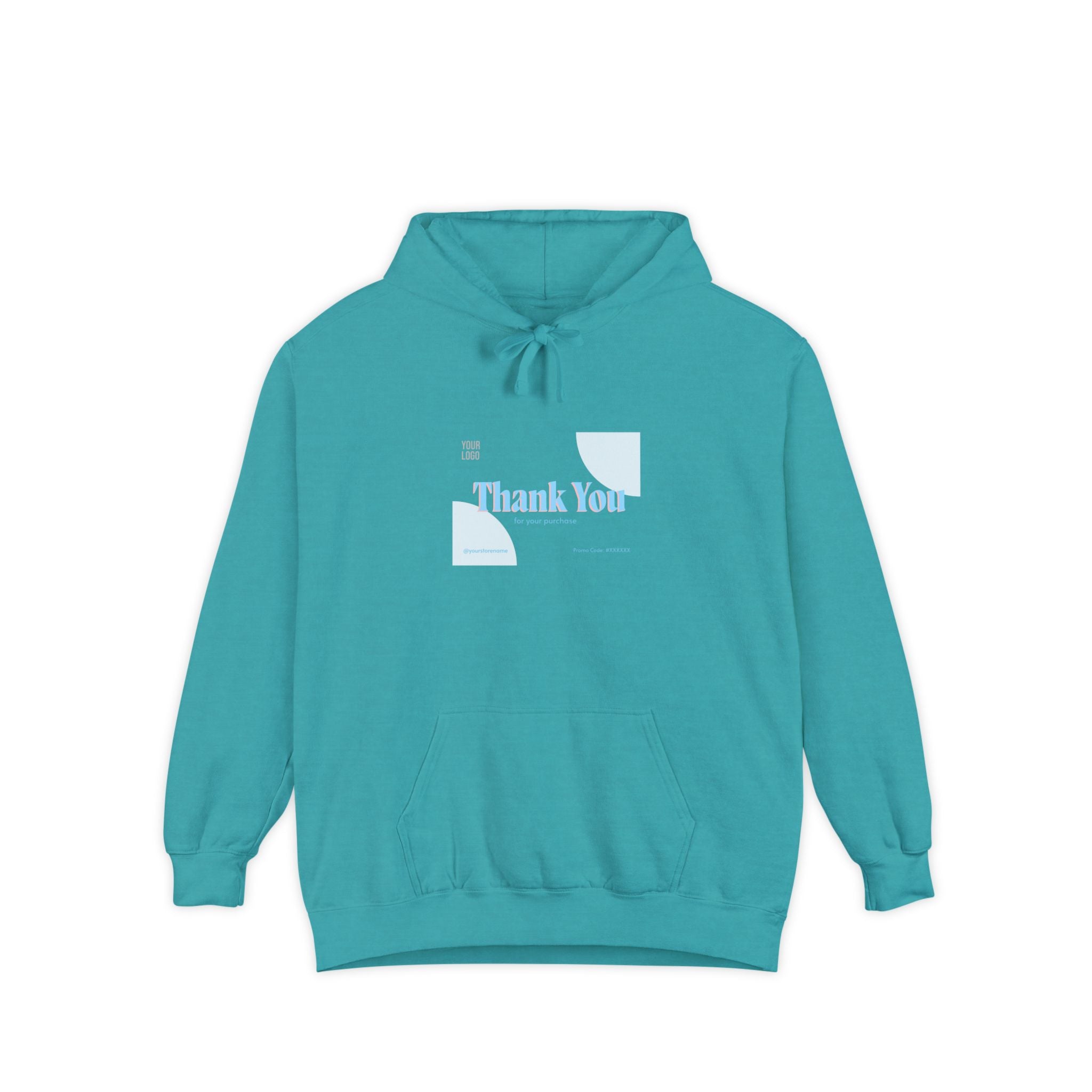Thank You Unisex Garment-Dyed Hoodie | Cozy Casual Wear for Gratitude &amp; Appreciation
