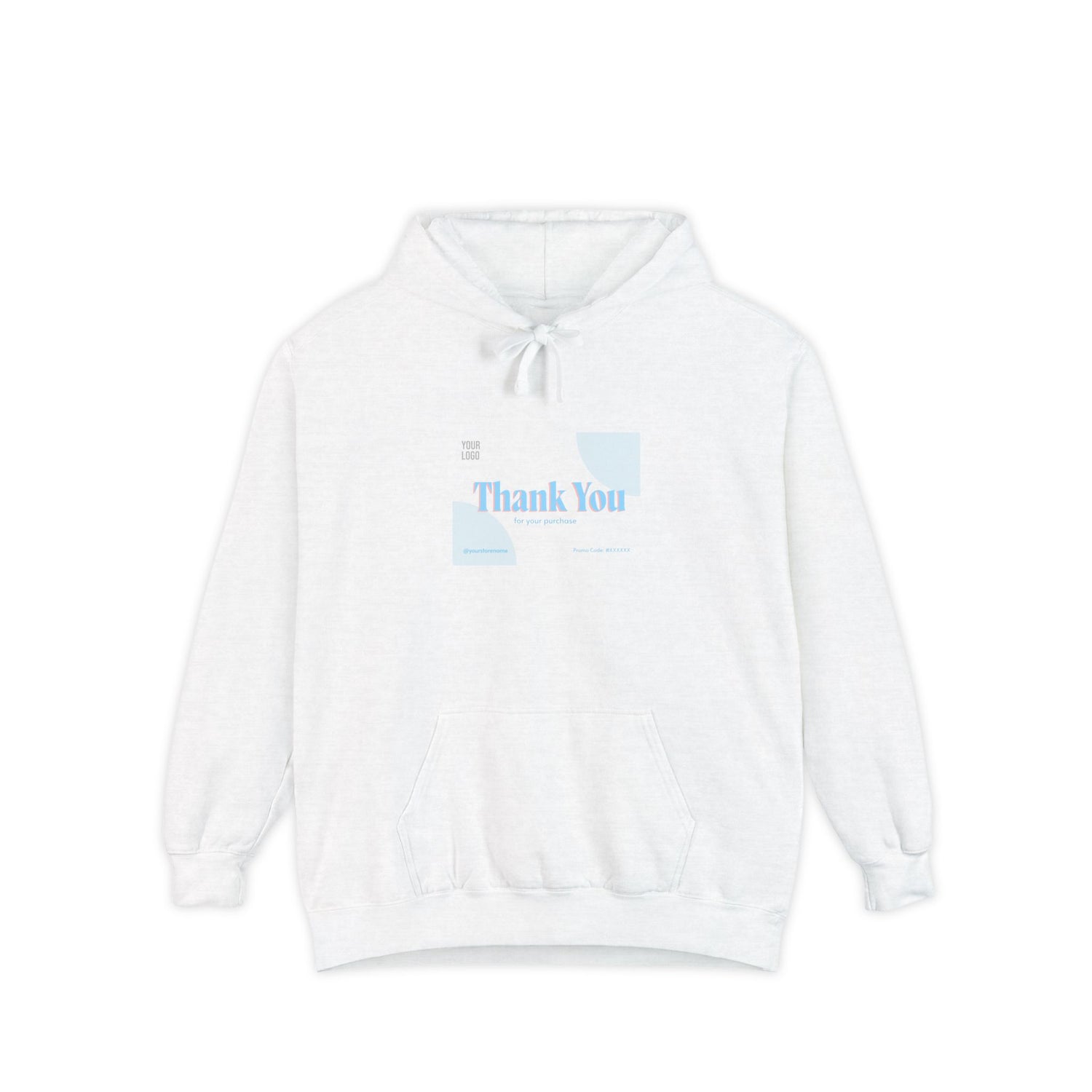 Thank You Unisex Garment-Dyed Hoodie | Cozy Casual Wear for Gratitude &amp; Appreciation