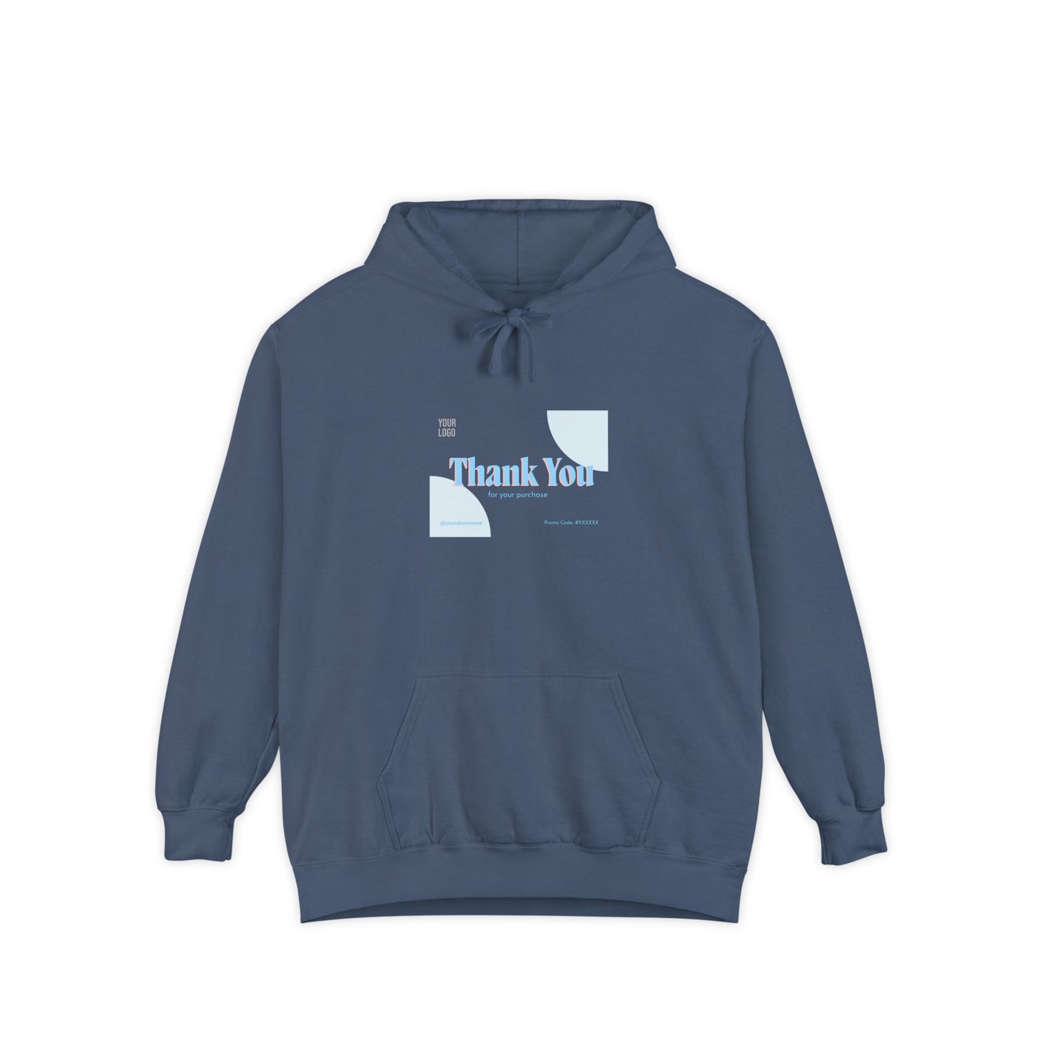 Thank You Unisex Garment-Dyed Hoodie | Cozy Casual Wear for Gratitude &amp; Appreciation